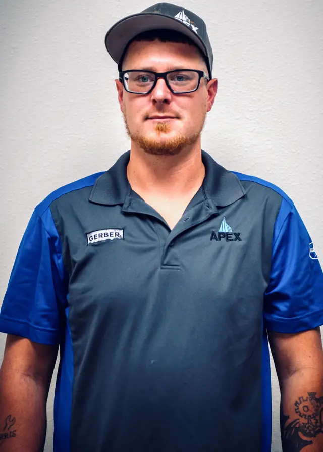 Aaron Morris, service technician at Apex Plumbing